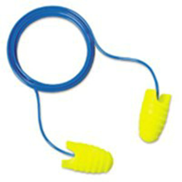 EARPLUG, DISPOSABLE, EARSOFT GRIPPER, 31 DB, YELLOW CORDED - Corded Earplugs